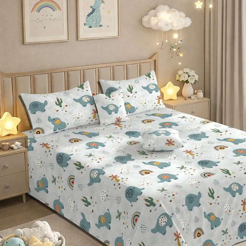 Baby Elephant GlaceCotton Kids Bedding Set (180 GSM) - Five Piece Set media 4