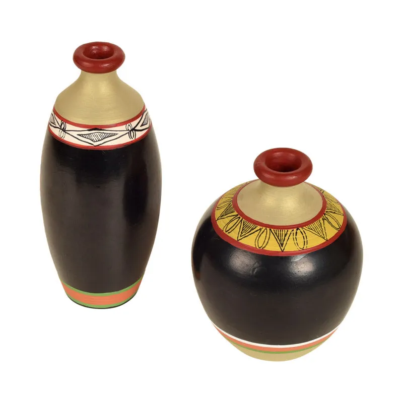 Benita Terracotta Vase - Two Piece Set media 5