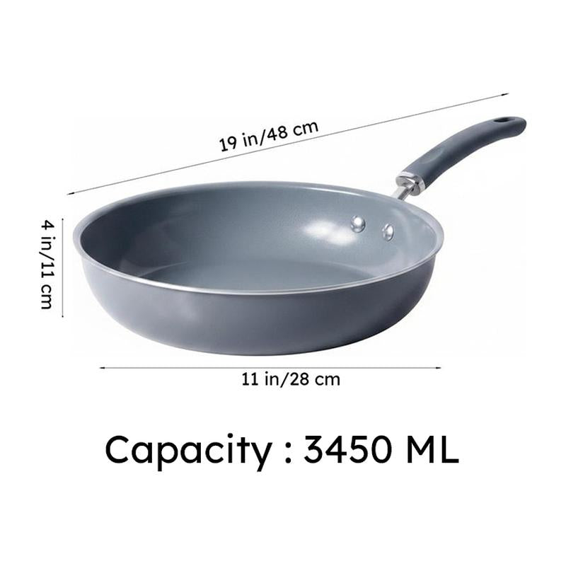 Meyer Ceramic Coated Frying Pan - 3450 mL/11.2 Inches media 11