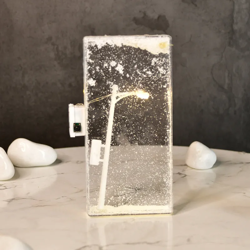 Snowy Nights Resin Showpiece media 6