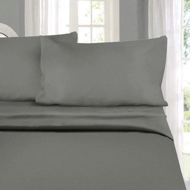 Cotton Candy Cotton Bedsheet (Grey) - 210 TC media 5