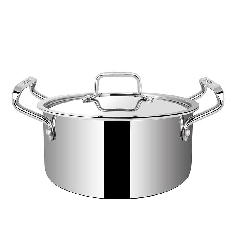 Core Craft Triply Cooking Pot With Lid - 3000 mL/9 Inch media 5