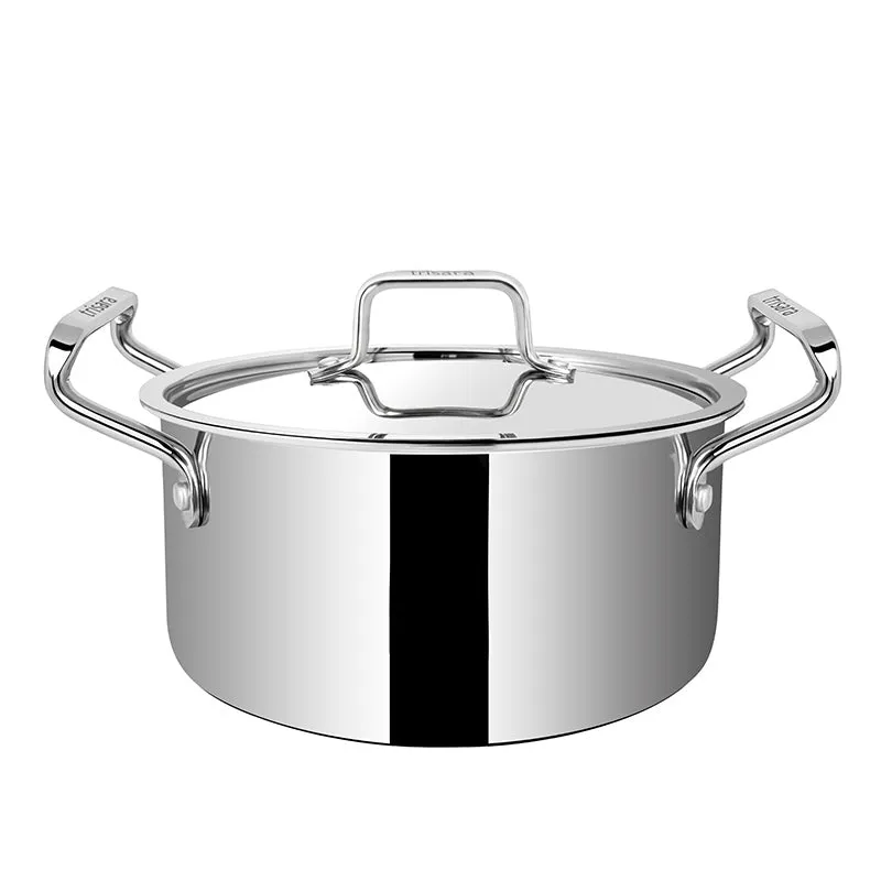 Core Craft Triply Cooking Pot With Lid - 3000 mL/9 Inch media 5