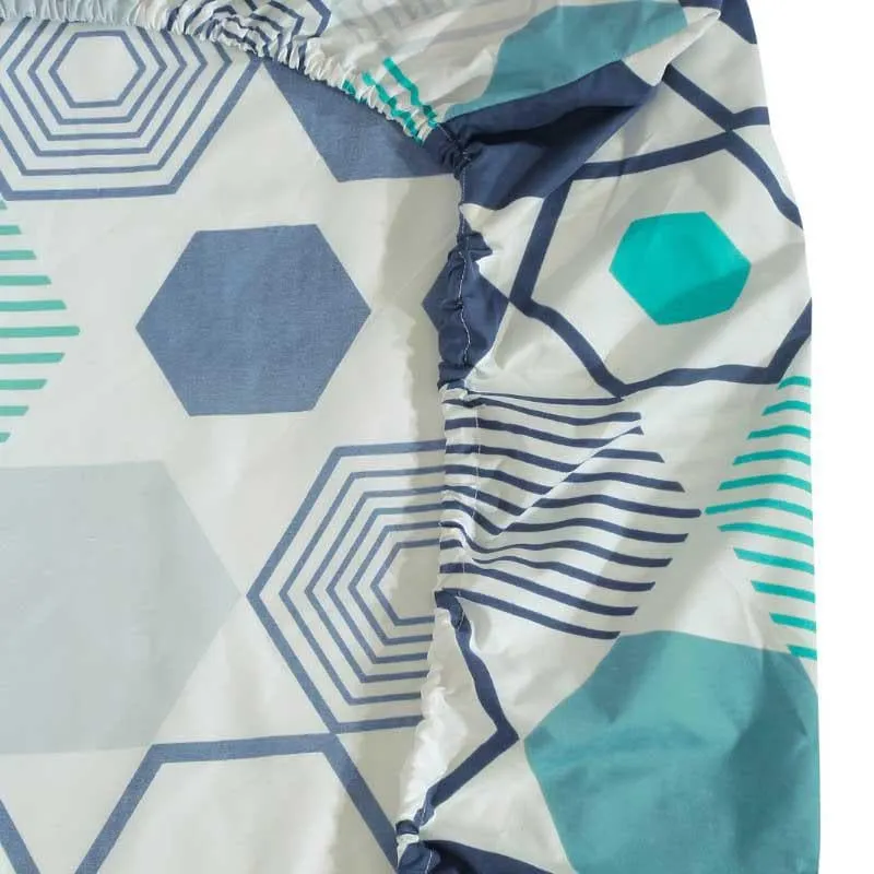Hexling Slumber Fitted Microfiber Bedsheet - 300 GSM media 3