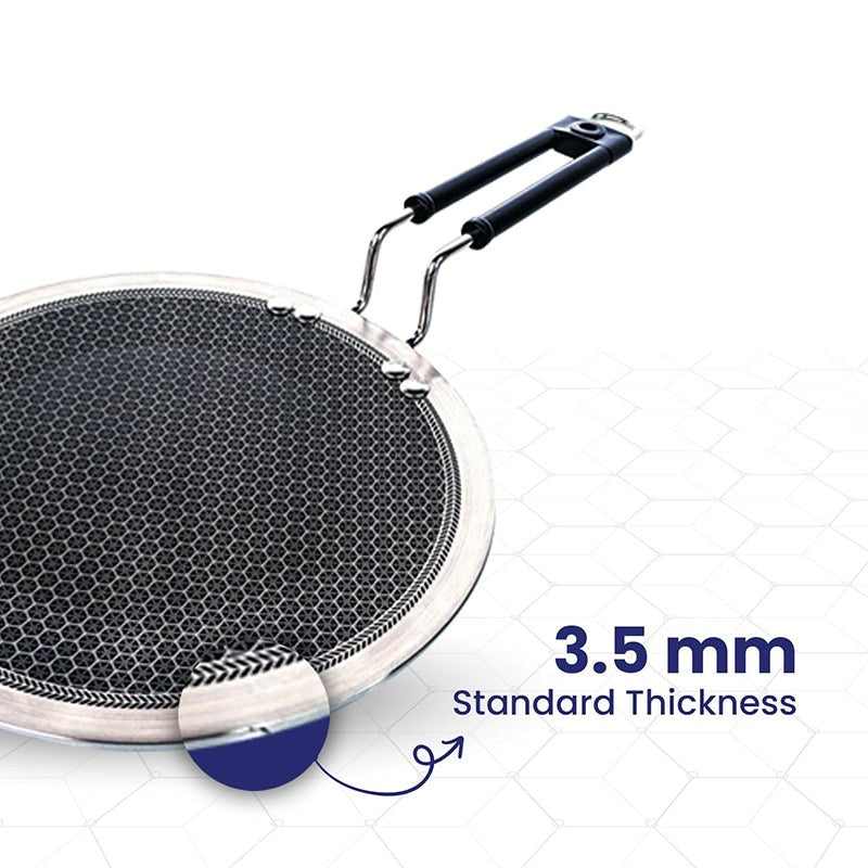 Zoraware Triply Honeycomb Roti Tawa- 22 CM media 8