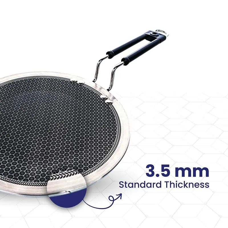 Zoraware Triply Honeycomb Roti Tawa- 22 CM media 8