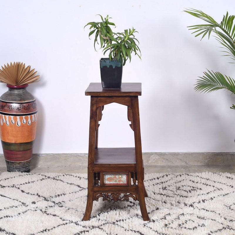 Sphinx Teak Wood Side Table