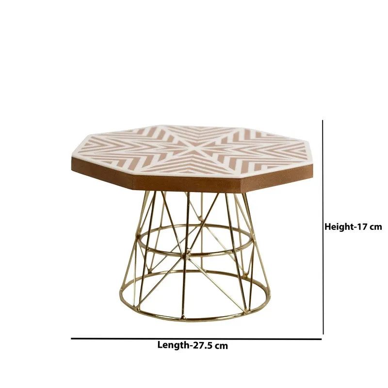 Nova Cradle Decorative Cake Stand - Gold media 5