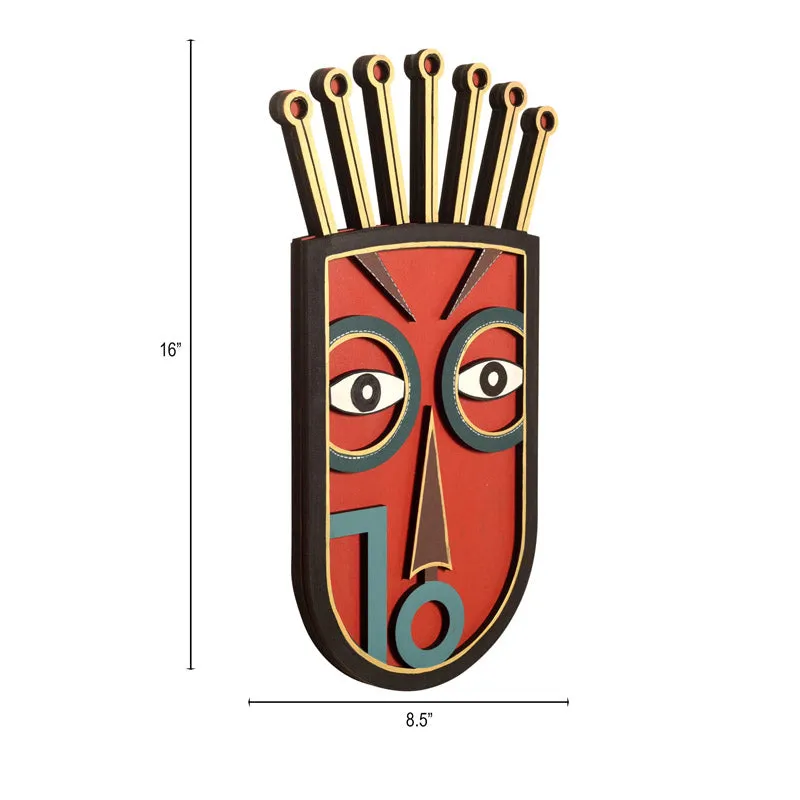 Indroth Mask Wooden Wall Accent media 6