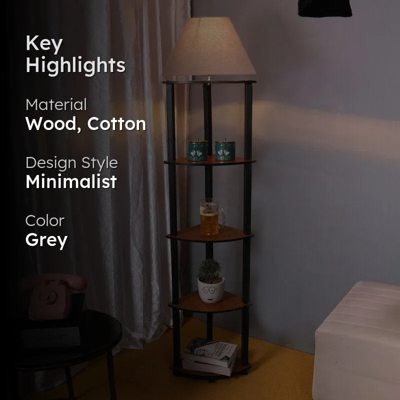 Opulent Beam Floor Lamp (Grey) media 2