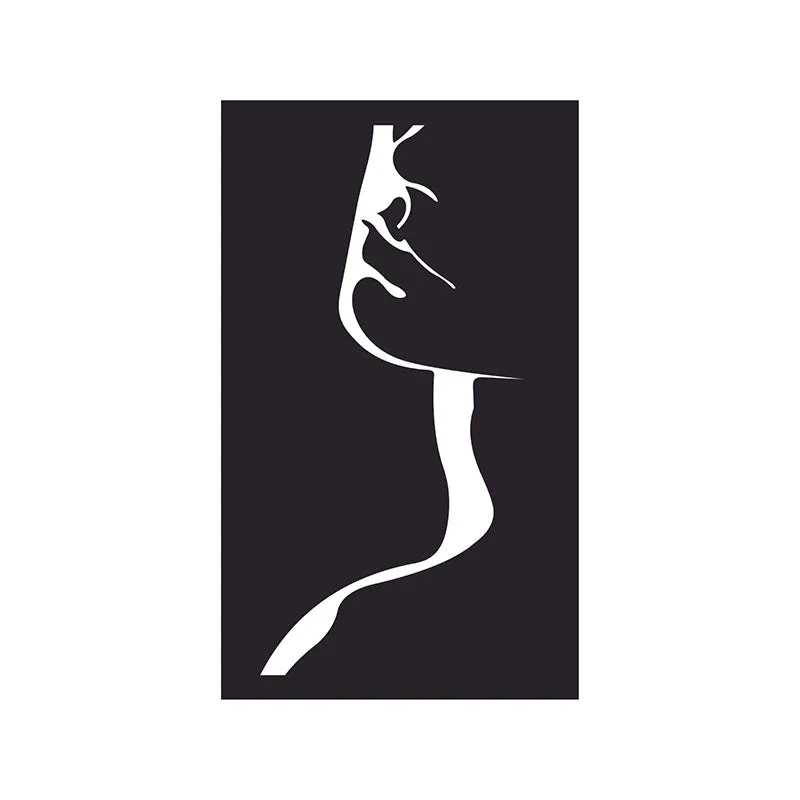 Lady Figure Black Iron Wall Accent media 3