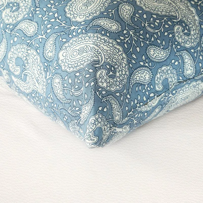 Ruksaana Printed Cushion Cover (Blue) - Set Of Five media 3
