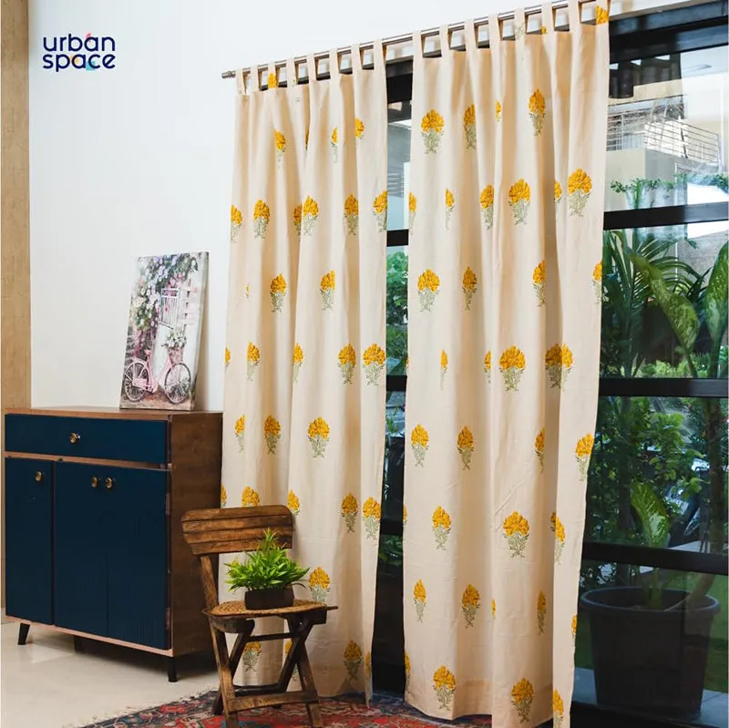Urban Space Bouquet Curtain - Set Of Two media 2