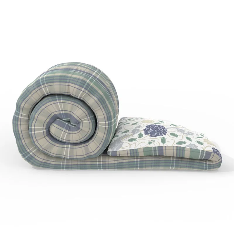 Graham Revesible Geometric Comforter (Green) - 120 GSM media 5