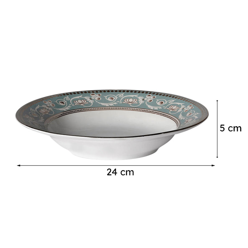 India Circus Imperator Bone China Pasta Plate - Set Of Two media 7