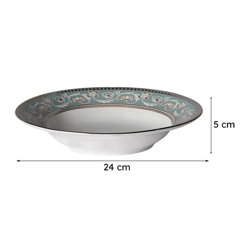 India Circus Imperator Bone China Pasta Plate - Set Of Two media 7