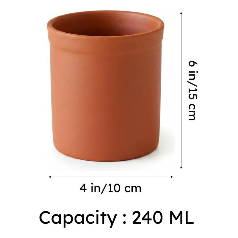 Arda Handmade Terracotta Kulhad - 240 ML media 6