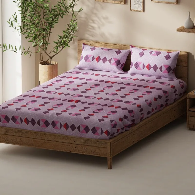 Korin Bedsheet (Purple) - 115 GSM media 1