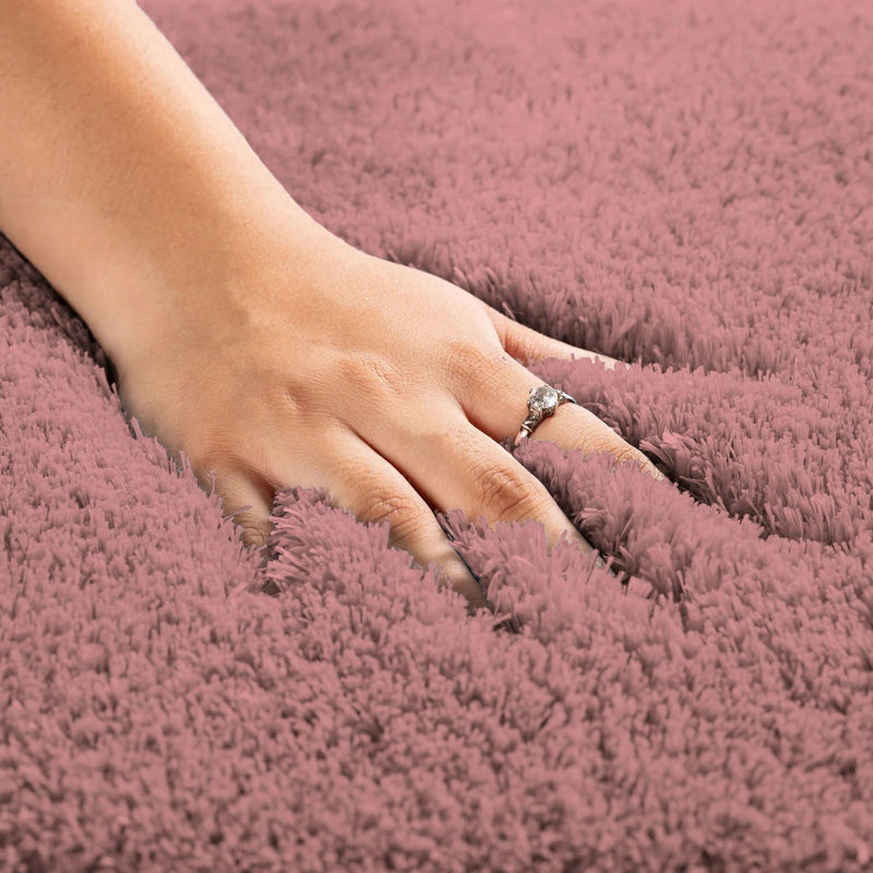 Vegas Luxe Micro Fiber Runner Rug - Pink media 4