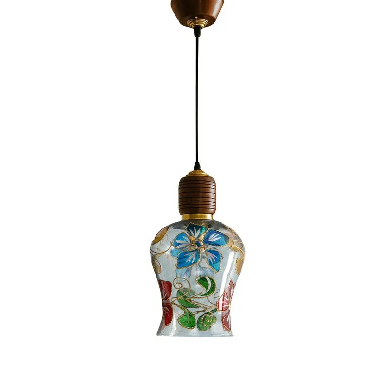 Mosaic Stroke Pendant Wooden Ceiling Lamp media 4