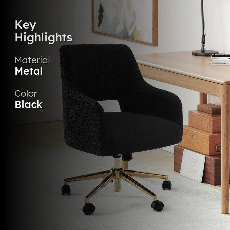 Sitessa Metal Office Chair - Black media 2