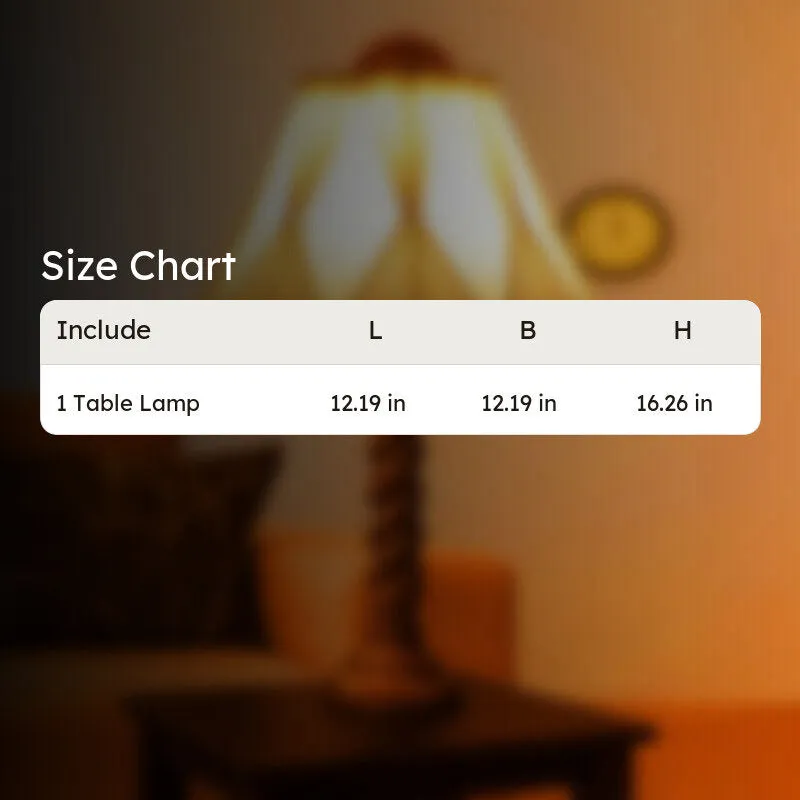 Elvane Elvo Wooden Table Lamp - Ivory media 9