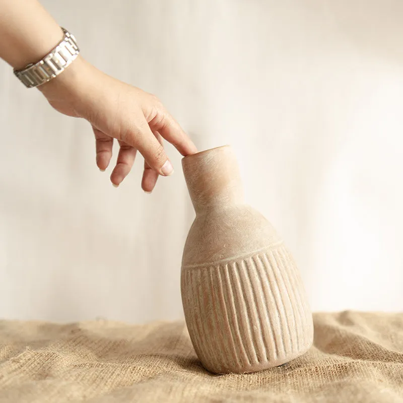 Sage & Sand Porcelain Vase media 3