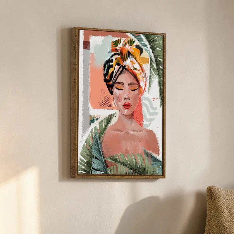 Rang Rani Canvas Wall Art With Frame media 3