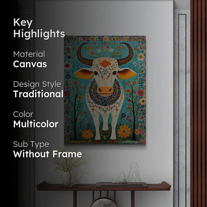Vrishabha Trance Wall Painting media 2