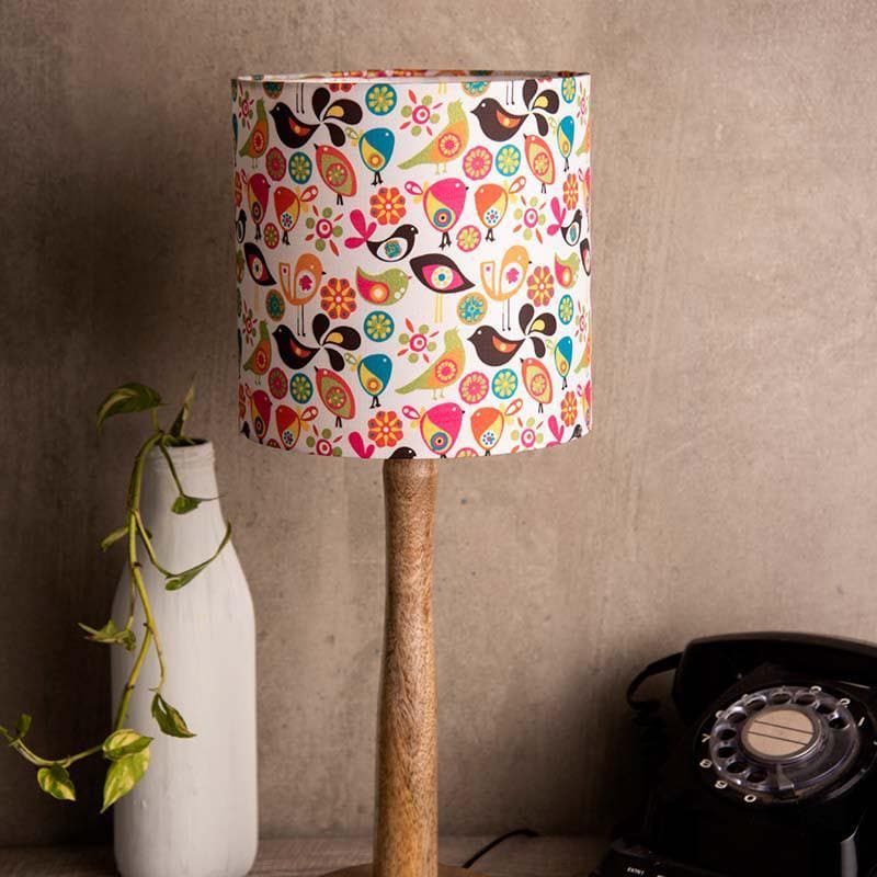 Natures Haven Fabric Table Lamp - Multicolor media 3