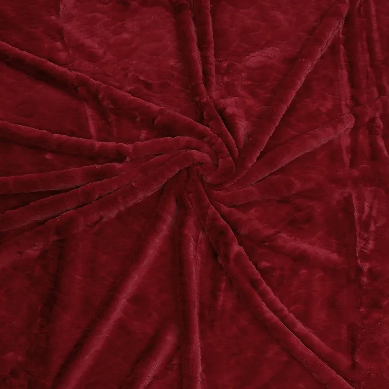 Monte Carlo Azure Bliss Blanket (Red) - 1000 GSM media 7