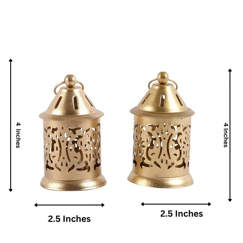 Mandir Lantern Tealight Candle Holder - Set Of Four media 5