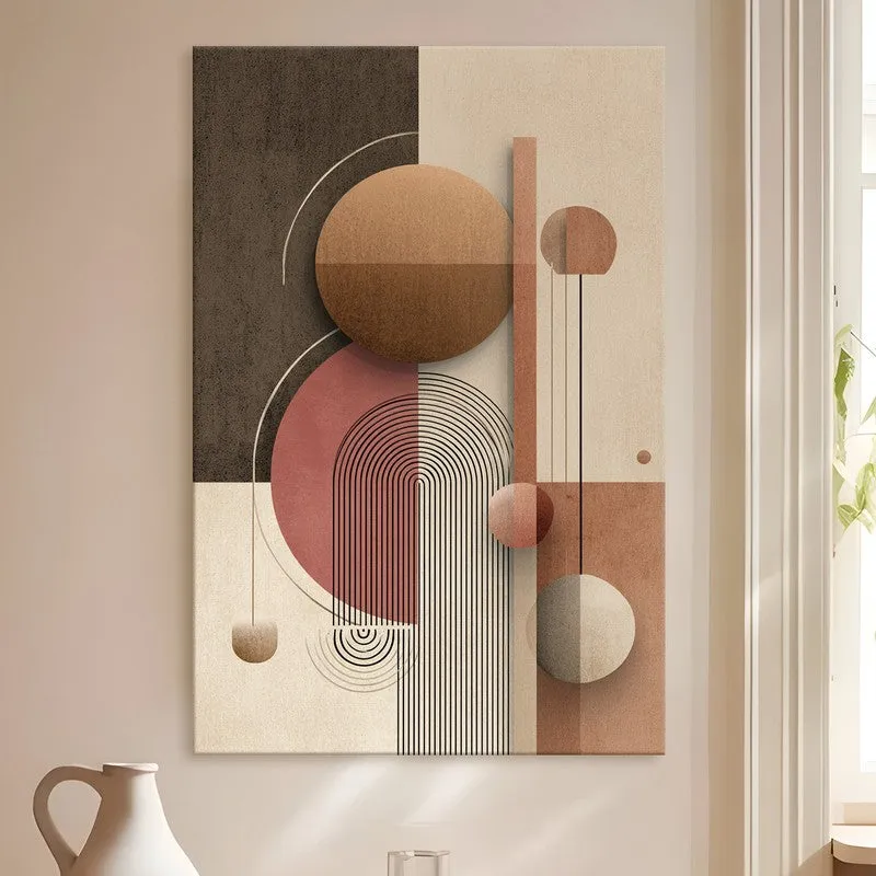 Precision Grid Abstract Canvas Wall Art media 4