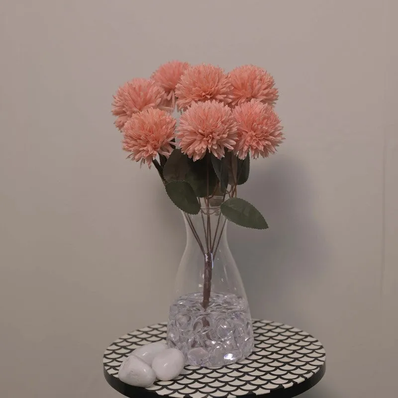 Forever Fresh Artificial Ballmum Bunch - Peach media 3