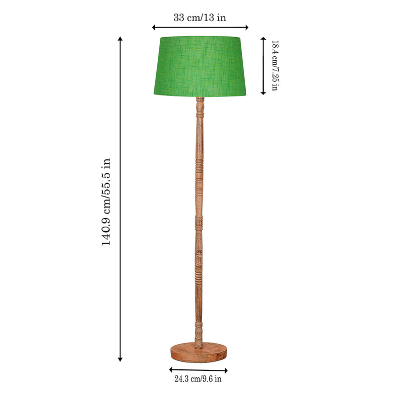 Elfin Neo Wooden Floor Lamp - Green media 7
