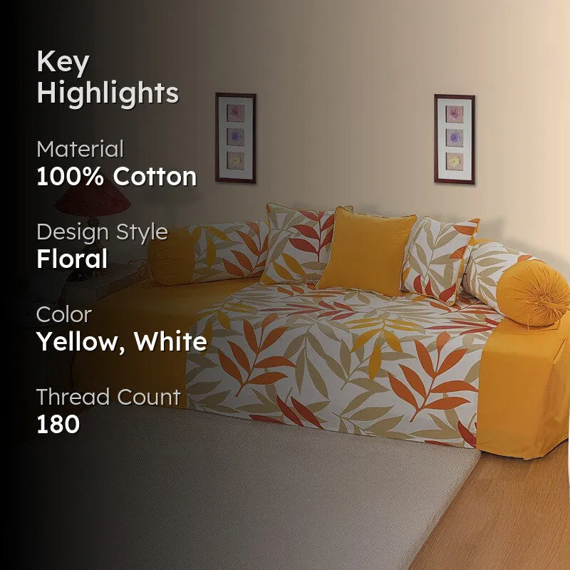 Swayam Fall Colours Diwan Set media 2