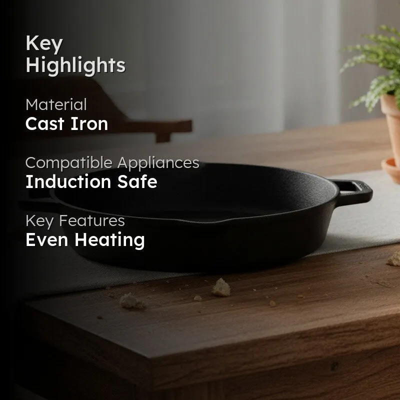 Meyer Cast Iron Frying Pan - 1600 mL/10.6 Inch media 2