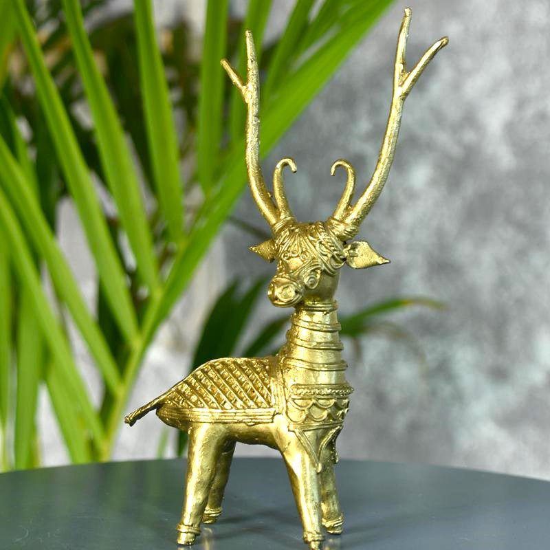 Ethnic Mystic Deer Showpiece media 5