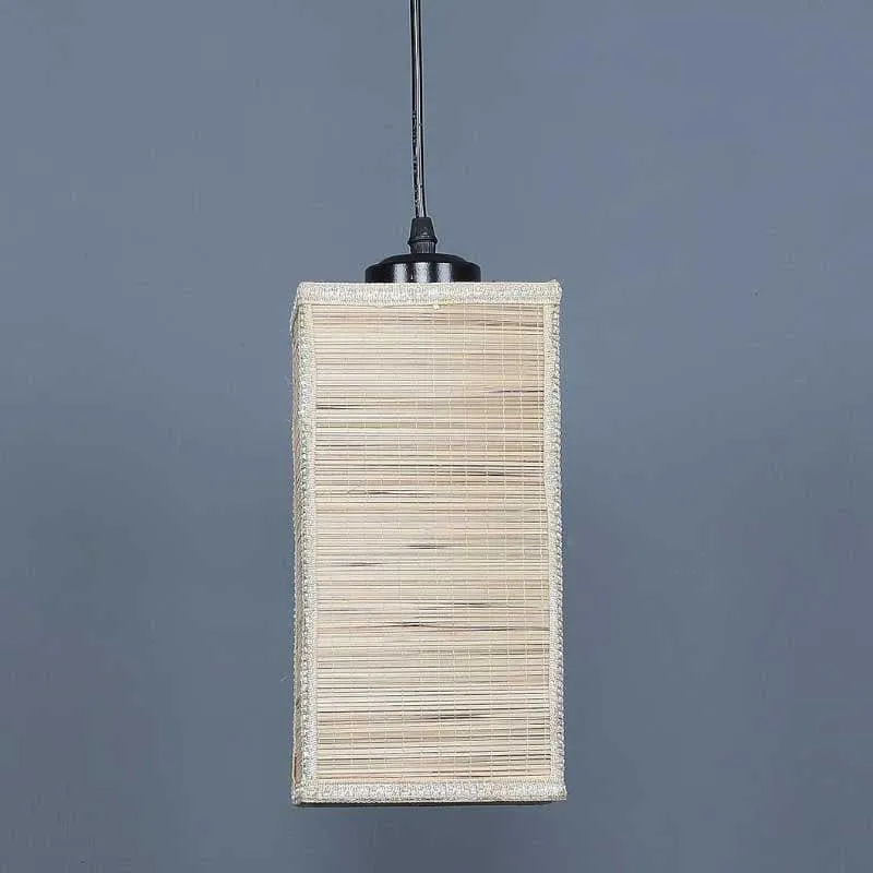 Megizza Bamboo Cane Ceiling Lamp - Beige media 6