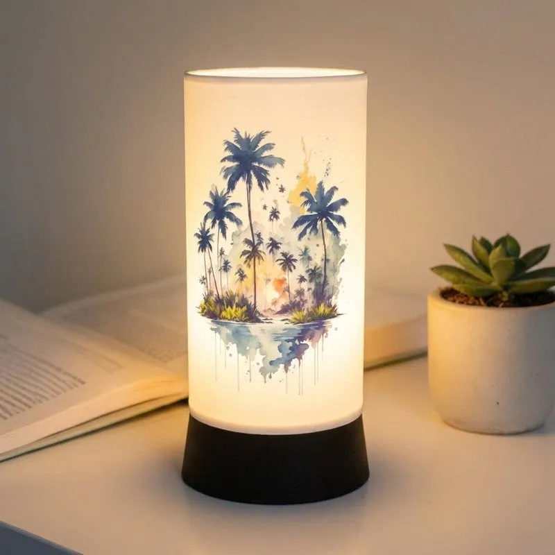 Island Palm Handmade Table Lamp media 1