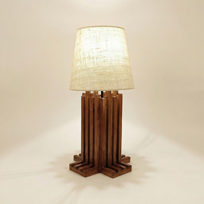 Isar Jute Table Lamp - Brown,White media 6