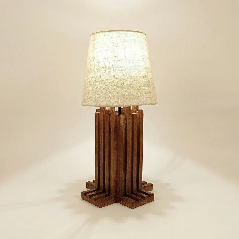 Isar Jute Table Lamp - Brown,White media 6
