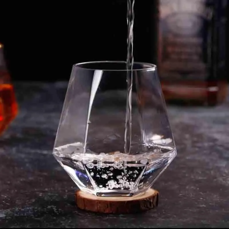 Amber Whiskey Glass (300 ml) - Set Of Four media 1