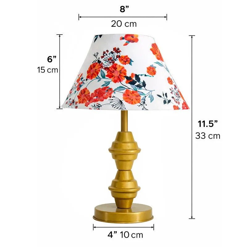 Floral Whisper Light Metal Table Lamp media 9