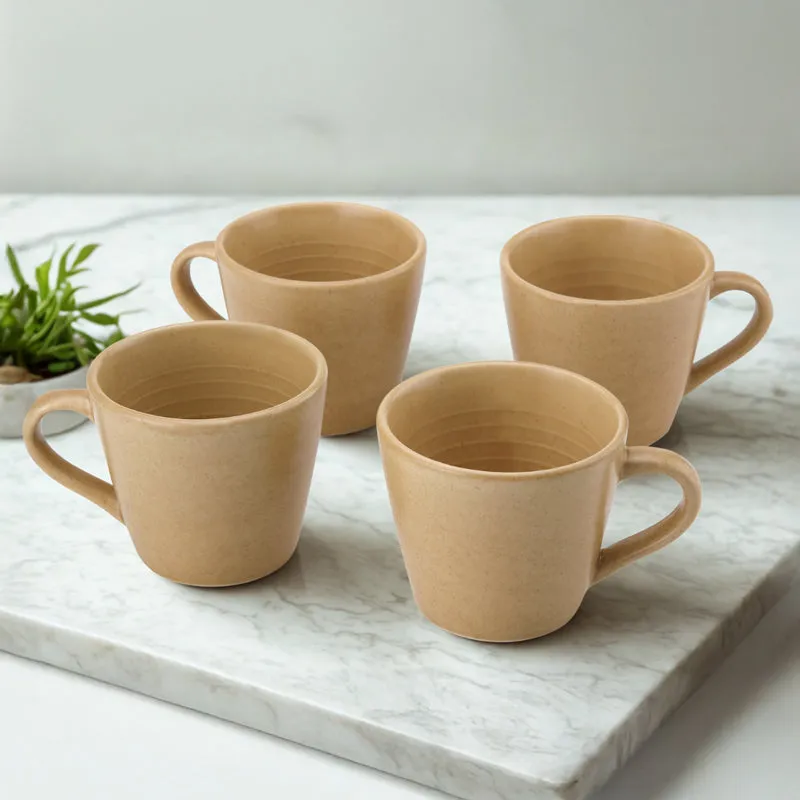 Tassa Ceramic Tea Cup (175 mL Each) - Set of Four media 1