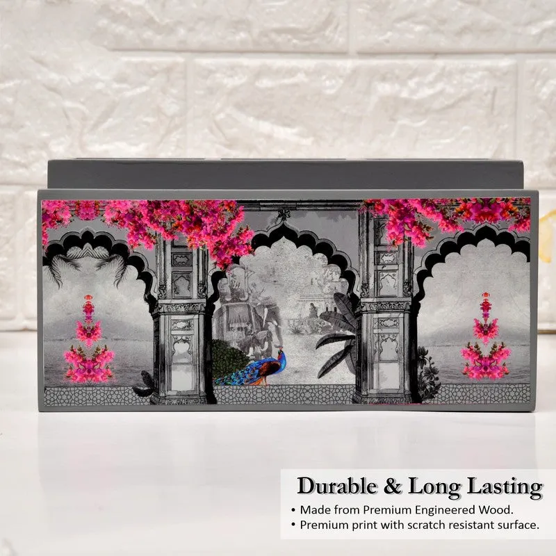 Floral Printed Wooden Cutlery Stand media 4