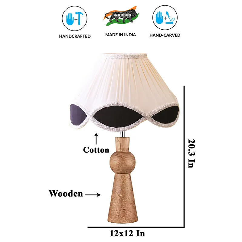 Angler Terra Wooden Table Lamp - White media 6