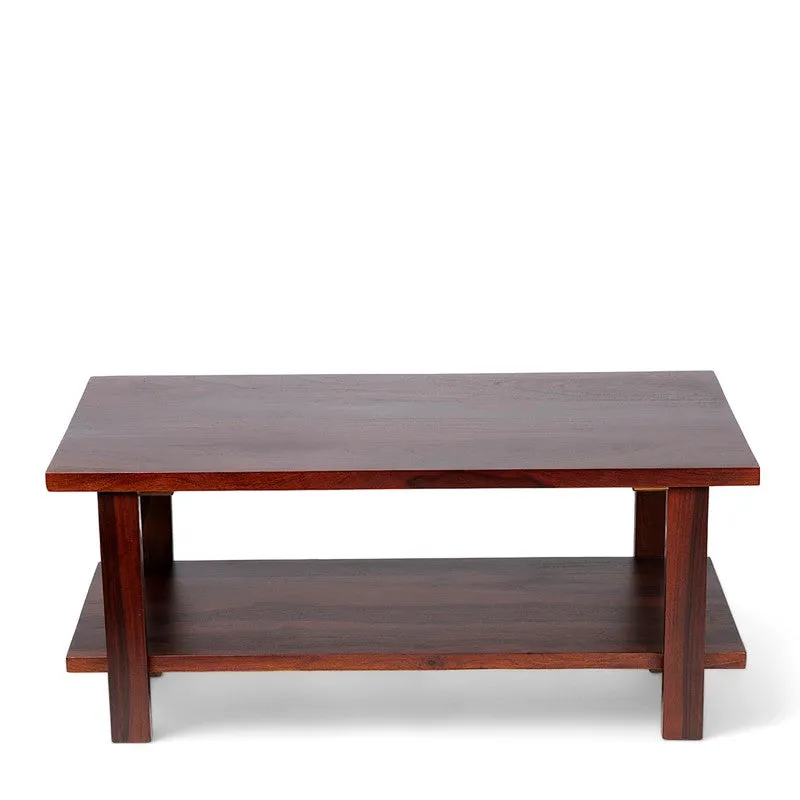 Xynex Sheesham Wooden Center Table - Brown media 3