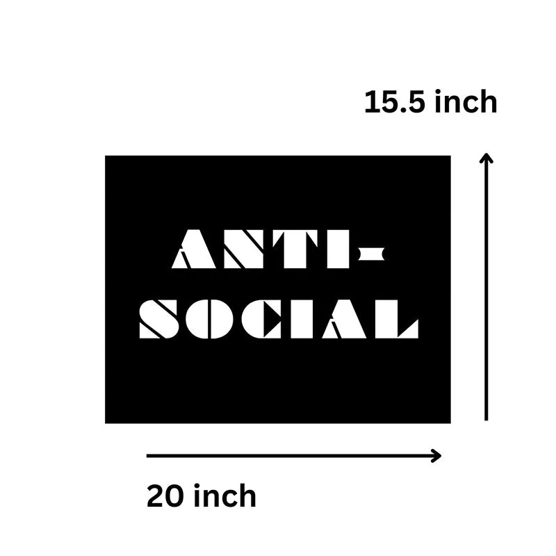 Anti Social Iron Wall Accent media 5