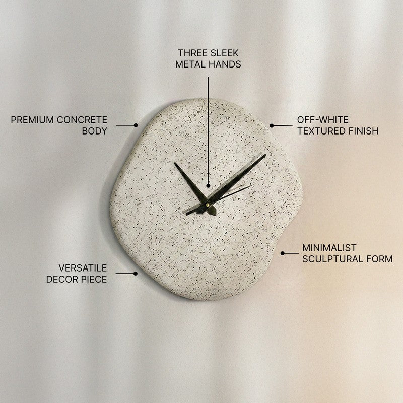 Fig Living Stone Morph Ceramic Wall Clock media 8